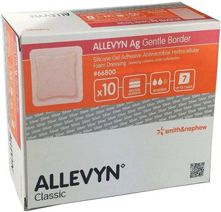 ALLEVYN AG Gentle Border Foam Dressing