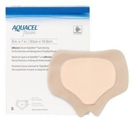 AQUACEL Sacral Foam Dressing Adhesive (Convatec)