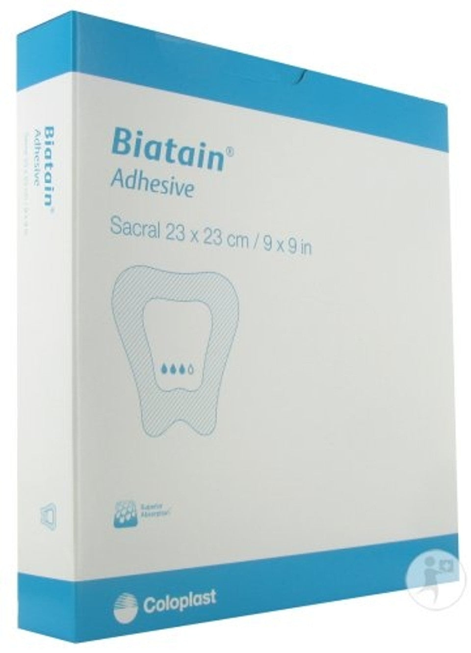 Biatain Adhesive Sacral Foam Dressing1