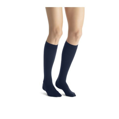 JOBST® Opaque Class 1 Below Knee with Dotted Topband (Open Toe)  3