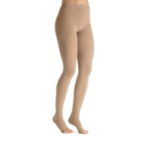 JOBST® Opaque Class 1 Compression Tights (Open Toe)   8