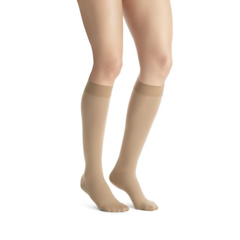 JOBST® Opaque Class 2 Below Knee Compression Stockings - Open Toe8