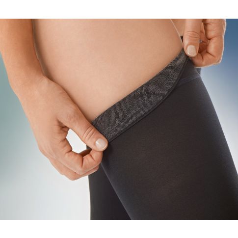  JOBST® Opaque Class 2 Thigh Hold Up with Sensitive Topband - Open Toe1