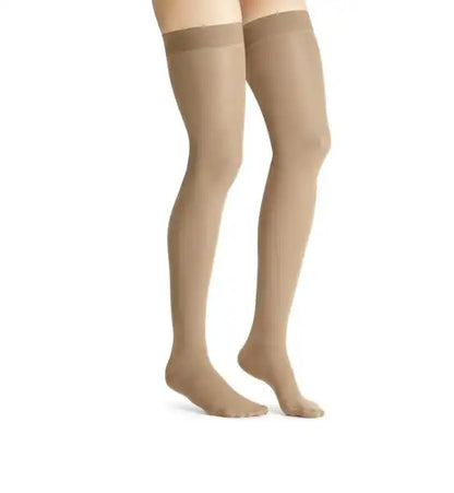 JOBST® UltraSheer Class 1 Thigh Hold Up with Lace Silicon11