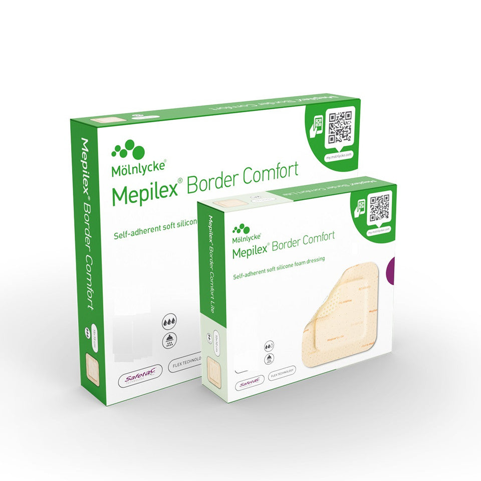 Mepilex Border Comfort Featuring Flex Technology